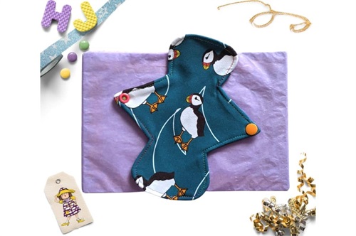 Buy  7 inch Cloth Pad Puffins now using this page